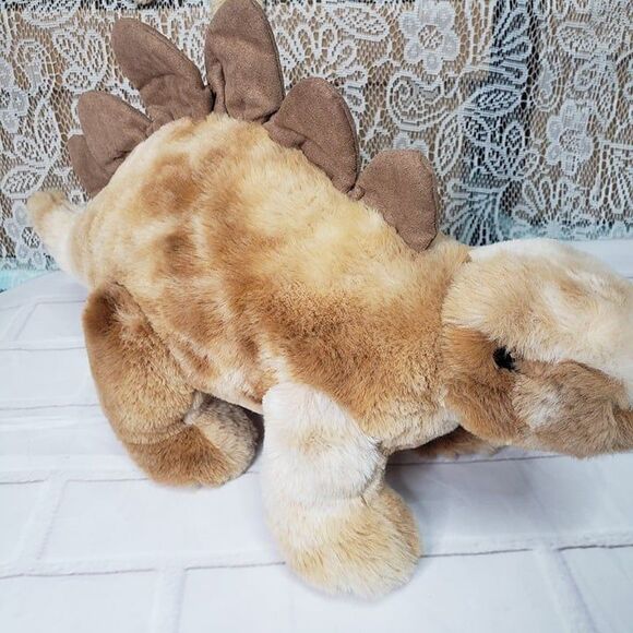 FAO Schwarz Roaring Light Up Stegosaurus Dinosaur Plush 17" Stuffed Animal Boy - Picture 3 of 8